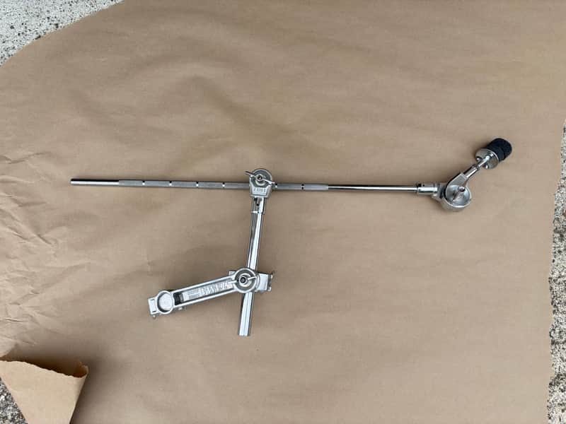 Tama 1980s Titan Long boom arm Cymbal stand with adjustable multi clamp image 1