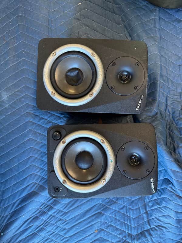 M-Audio Studiophile DX4 Monitors mid-2000s Black image 1