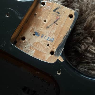 1990s Fender Mexico Stratocaster Body - Black image 4
