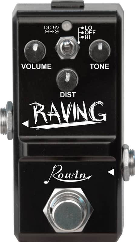 Rowin LN-305 Raving NANO Series Classic 80’s Hiwatt type British DISTORTION True Bypass Ships Free image 1