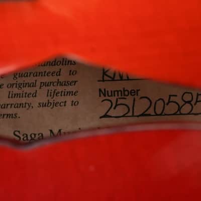 Kentucky KM755 F Style Mandolin Amberburst image 11