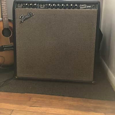 Fender Super Reverb Vintage 1965 - Black Panel Incredible Condition Gig Ready w/ original footswitch image 11