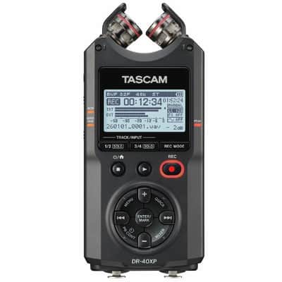 Tascam DR-40XP Portable 4-Track Digital Audio Recorder & USB Audio Interface image 4