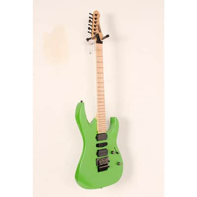 Mitchell HD400 Hard Rock Double Cutaway Electric Guitar Regular Green Lemon image 1