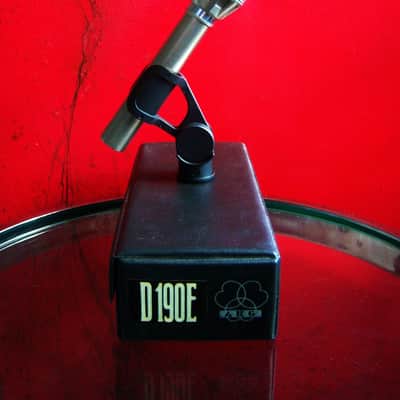 Vintage 1970's AKG D190E dynamic cardioid microphone w accessories 280 OHMS Low Z D1000E D190E # 5 image 1