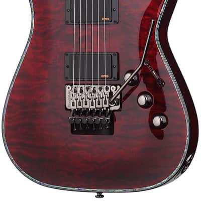 Schecter Hellraiser C-1 FR Black Cherry image 1