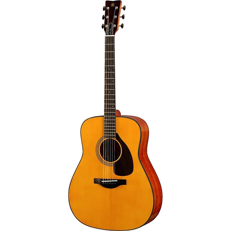 Yamaha Dreadnought-Style Acoustic Guitar With Gloss Finish; Made In Japan; Solid Sitka Spruce Top; Solid Mahogany Back And Sides; Hardshell Case image 1