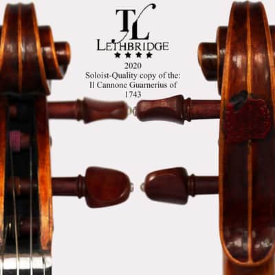 Handcrafted Soloist-Quality copy of Il Cannone Guarnerius of 1743 (Paganini's Cannon) image 10