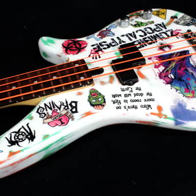 Custom Painted and Upgraded Yamaha RBX 260 With Matching Headstock And Graphics image 17