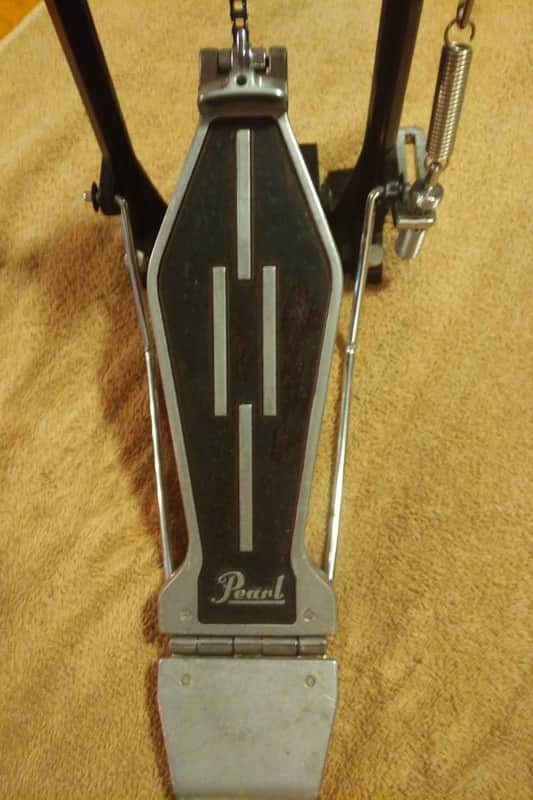 Pearl Bass Drum Pedal - 700 Series 1995? black/alum image 1