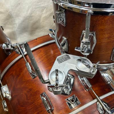 Tama 3 - piece Superstar drum set (314-2166) 80's - Satin Mahogany image 12