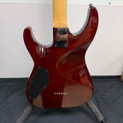 Used ESP LTD MH-100QMNT Electric Guitar Amber Sunburst image 18