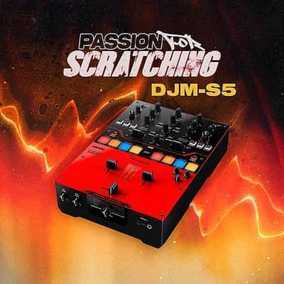 Pioneer DJ DJM-S5 2-Channel Serato Scratch Mixer 2024 - BLACK image 1