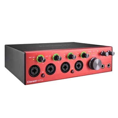 Focusrite Clarett+ 4Pre 18-In / 8-Out USB Audio Recording Interface image 3
