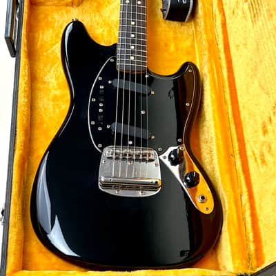Fender Mustang Black 1974 image 4