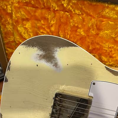 Fender 1960 Custom Shop Telecaster Vintage White Heavy Relic image 7
