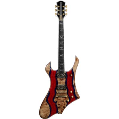 Wylde Audio Goregehn Electric Guitar, Blood River Burl image 2