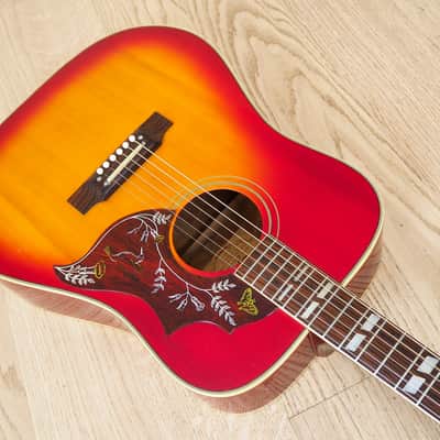 1960s Lyle 680-L Hummingbird Set Neck Vintage Dreadnought Acoustic Guitar Japan w/ Case image 10