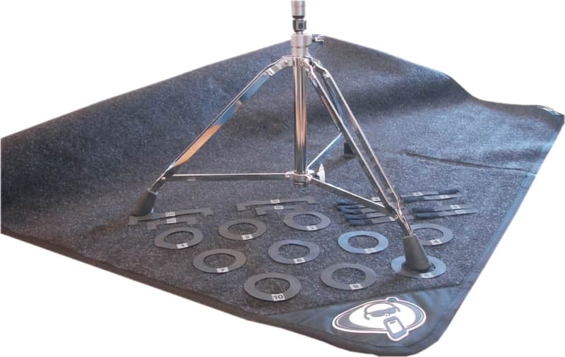 Proterction Racket 9022-01 Drum mat Rug Carpet Stage Setup. Numbered Markers image 1