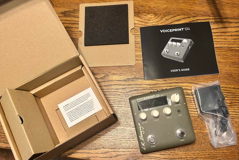 LR Baggs Voiceprint DI Acoustic Guitar Impulse Response Pedal 2010s - Black image 1