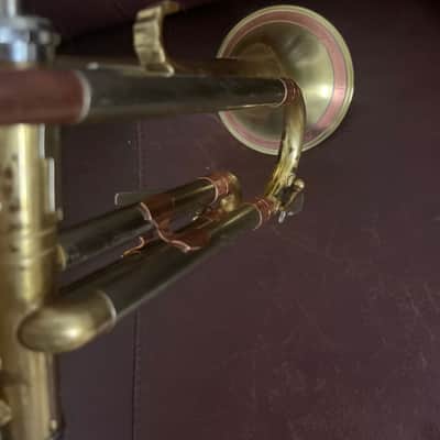 Getzen Super Deluxe Bb Trumpet (1957) SN 78838 (100% lacquer - gold tint)(professional) image 2