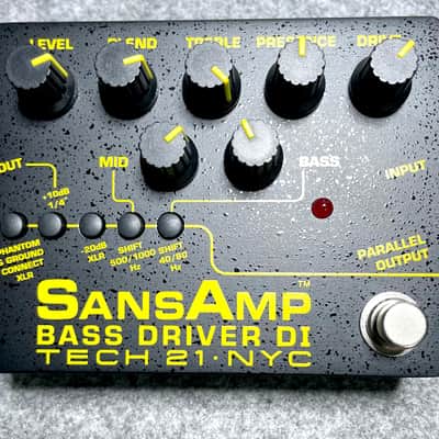 Tech 21 Sansamp Bass Driver D.I. V2 2016 - Present - Black image 6
