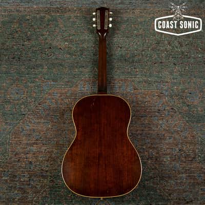 1967 Gibson LG-1 Acoustic Guitar with original Chipboard Alligator Case image 4