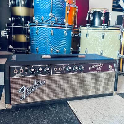 Fender AB165 Bassman “Black Panel” Tube Amp head AB165 Mid-1960s image 1