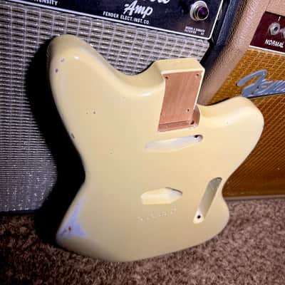 Relic Fender Telemaster Body Alder Vintage Aged Olympic White Offset Telecaster Nitrocellulose 😍 image 19