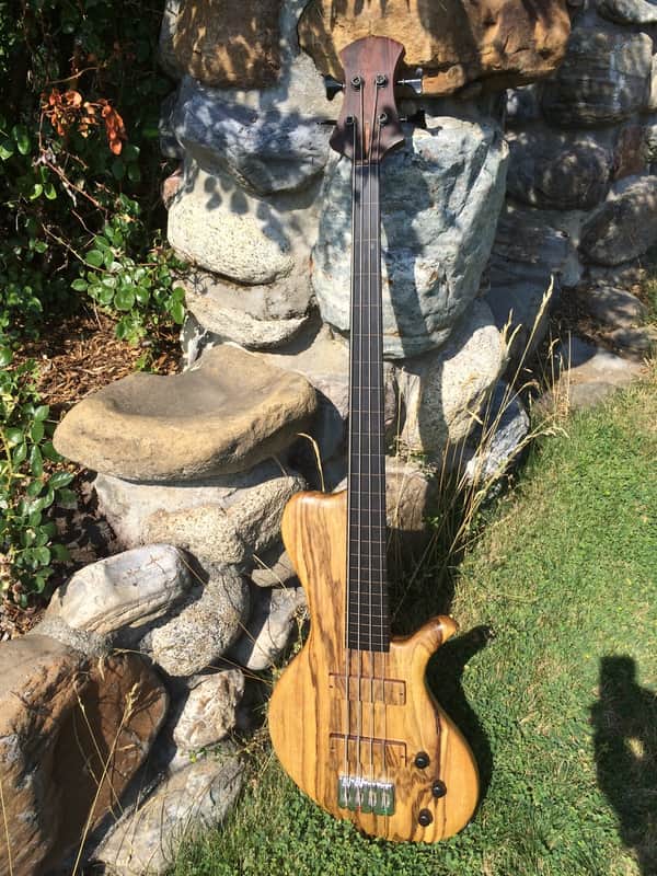 Custom Singlecut Fretless Bass Guitar image 1