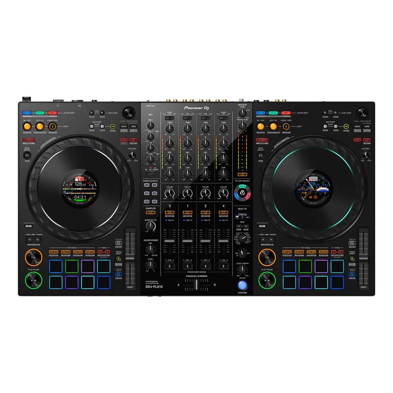 Pioneer DDJ-FLX10 4-Channel DJ Controller 2023 - Present - Black image 1