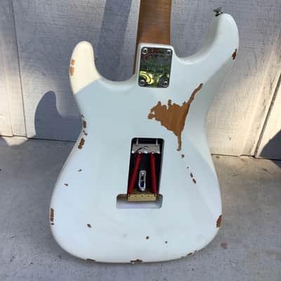 EVH Frankenstein Series Relic White With Upgrades image 9