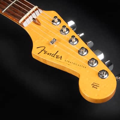 2012 Fender Custom Shop Custom Deluxe Stratocaster - Sherwood Green with Gold Racing Stripes | COA OHSC image 10