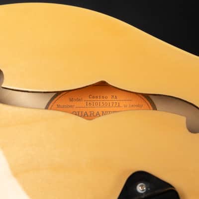 2016 Epiphone Casino Reissue mit Rosewood Griffbrett - Natural | ES-330 Style Seymour Duncan P-90 Pickups 2,88kg | Gator Case Bild 14