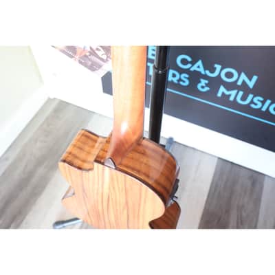 Kala KA-SCAC-T-CE Solid Cedar Top Tenor Cutaway Acoustic-Electric Ukulele w/ Fishman Kula EQ image 7