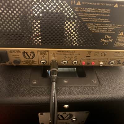 Victory Amps Sheriff 22 Compact Series 2-Channel 22-Watt Guitar Amp Head 2010s - Black/Gold image 4