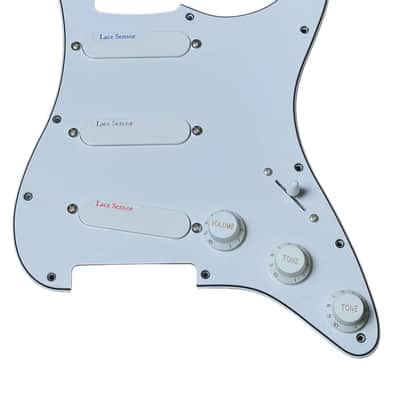 LACE Sensor Ultimate Triple Loaded Pickguard - White image 1