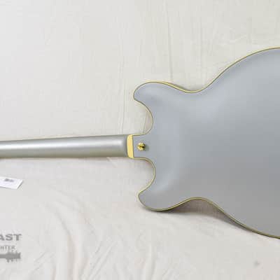 Ibanez Artcore AS73G Semi-Hollow Electric Guitar - Moonstone Silver Flat image 9