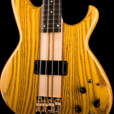 Aria Pro II SB-1000 Reissue 4-String Electric Bass Guitar Made in Japan Oak Natural with Gig Bag image 6
