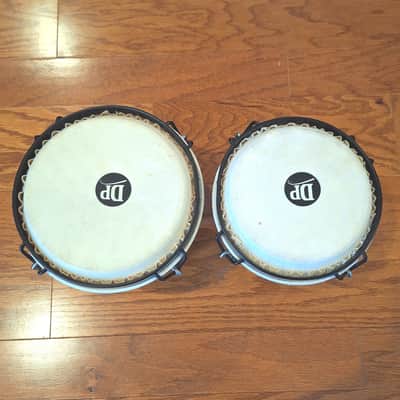 Percussion Lot DP Bongo Bongos Bongoes Shakers Tambourine Clave Cowbell image 6