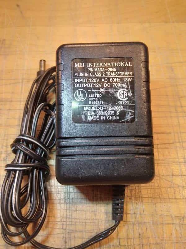 120V AC 60Hz 13W Transformer Output 12 V DC 2020s Black image 1