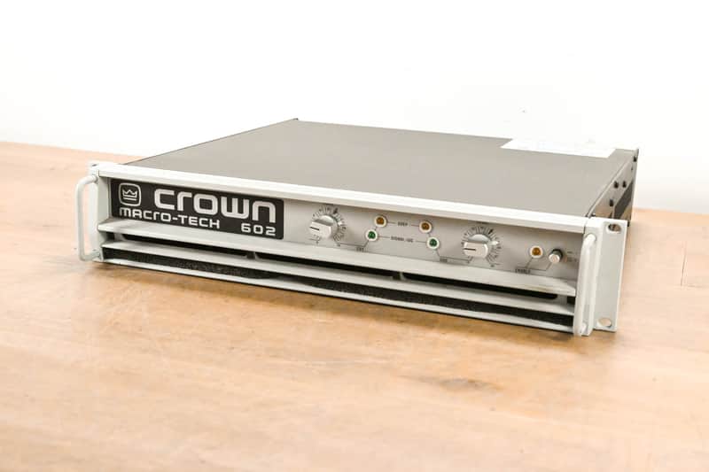 Crown Macro-Tech 602 2-Channel Power Amplifier CG0127S image 1
