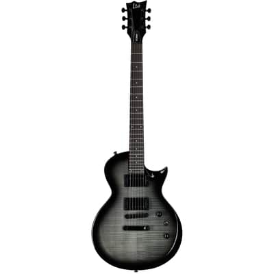 ESP LTD EC-200DX FM Electric Guitar, Charcoal Burst image 2