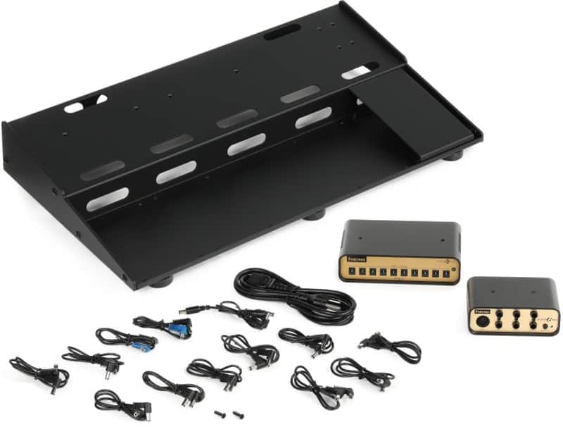 Friedman Tour Pro 1524 Platinum Pack 15-inch x 24-inch Pedalboard with Buffer Bay and Power Grid 10 (TP1524PlatV2d1) image 1