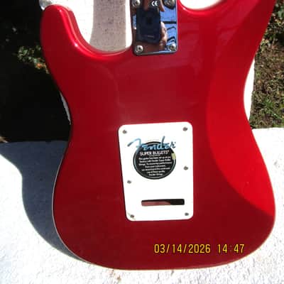 Fender Stratocaster HSS Guitar, 2001, NOS, Candy Apple Red, Gig Bag image 9