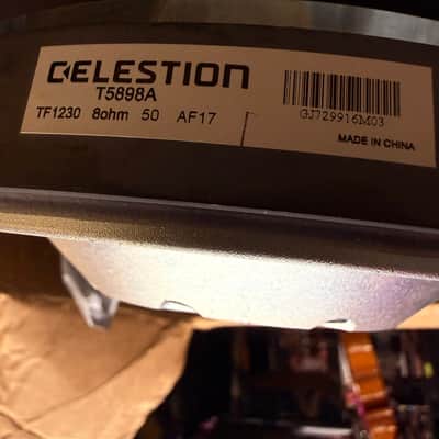 Celestion TF1230 12'' 8Ohm Speaker - 50W image 7
