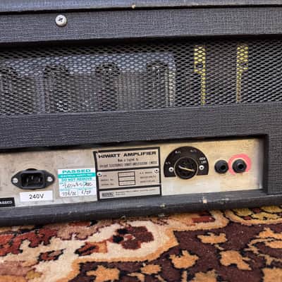 Vintage 1972 Hiwatt Custom 100 100w DR103 Original UK Valve Amplifier Head 1970s image 11