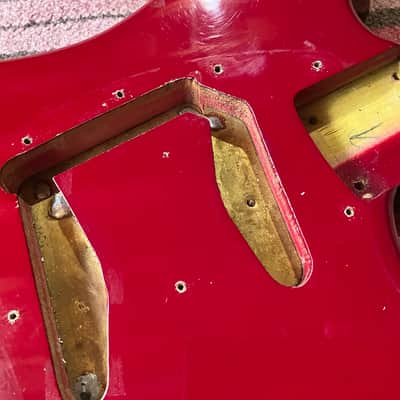 1965 Fender Duo Sonic Musicmaster Guitar Body image 7