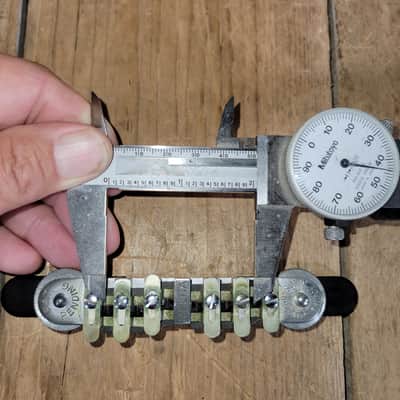 1st Version Melita Guitar Bridge For Vintage Gretsch Guitars - Pat Pending 1950s image 11