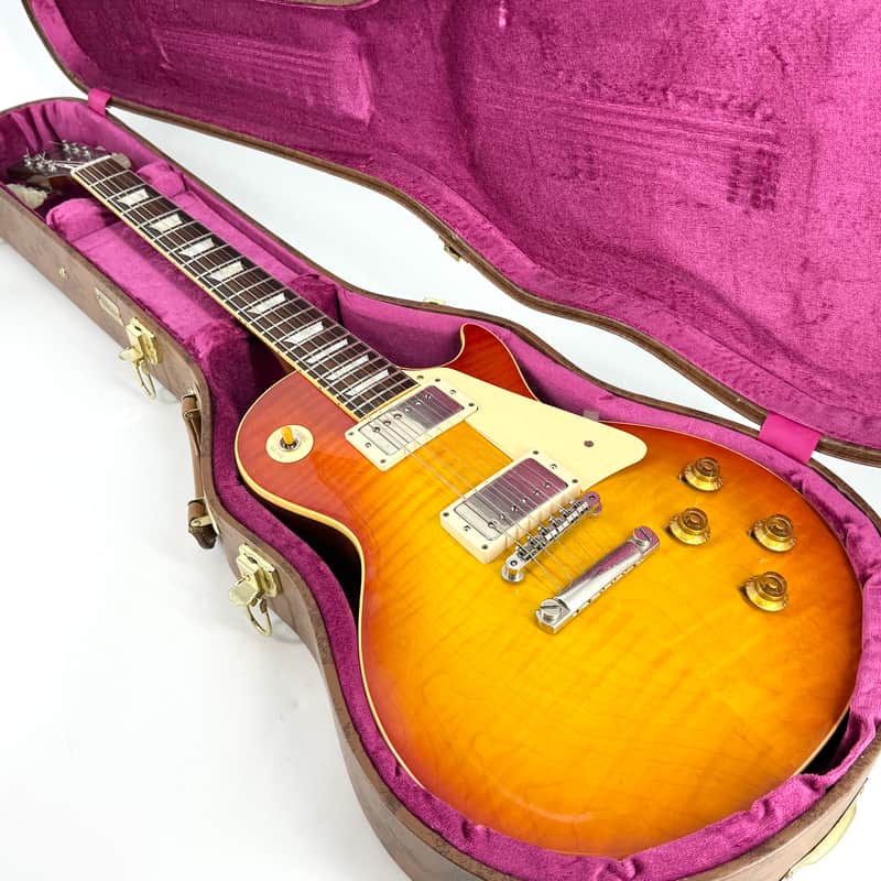 2017 Gibson Custom Shop Historic 1959 Les Paul VOS R9 - Washed Cherry image 1